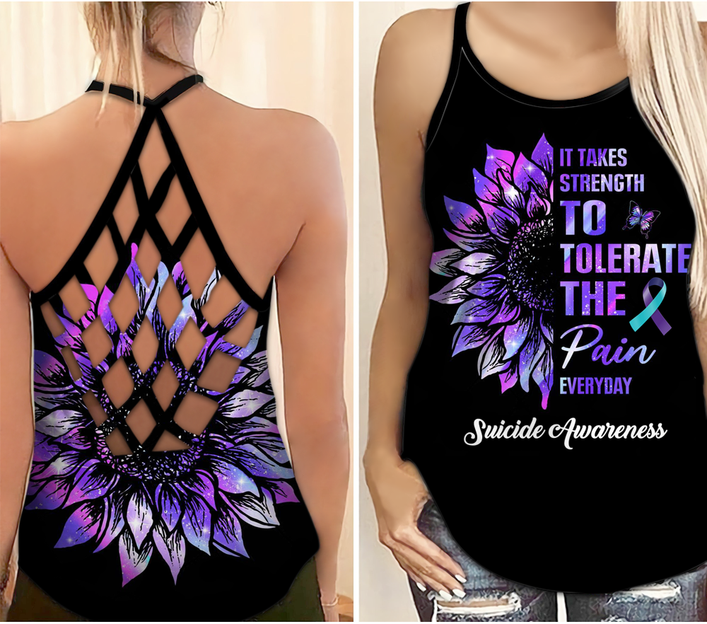 Expressive Wellness Support Hollow Tank Top For Support Gatherings Weekend Events And Easy Everyday Style
