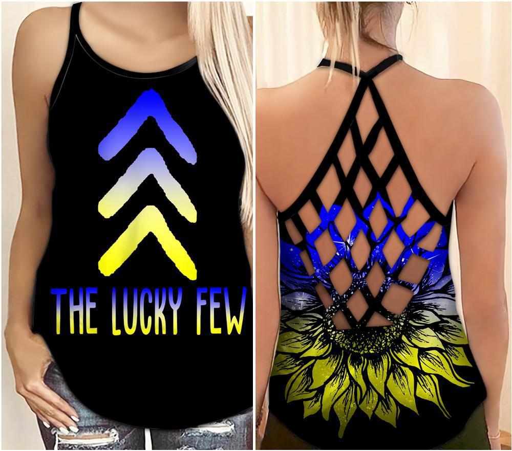 Down Syndrome Awareness Community Support Hollow Tank Top For Awareness Gatherings And Daily Wear