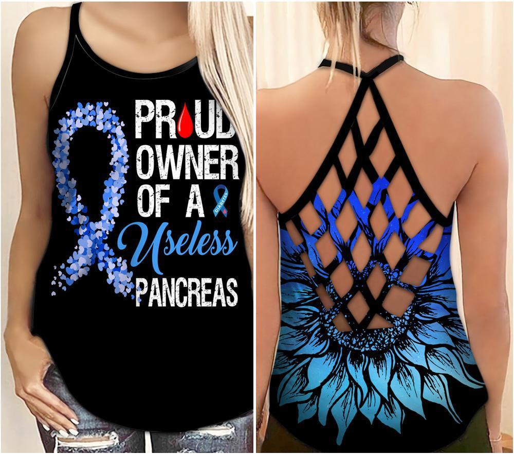 Diabetes Awareness Useless Pancreas Hollow Tank Top For Community Events And Positive Support
