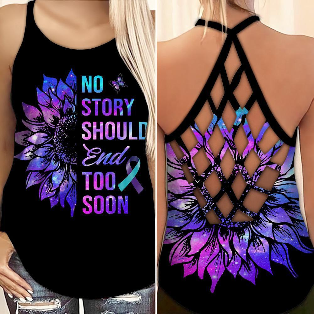 Wellness Support Hollow Tank Top For Support Events And Yoga Sessions