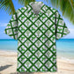 Cross Saint Patrick's Day Hawaiian Shirt For Christmas Gatherings, Resort Trips, And Cheerful Seasonal Style