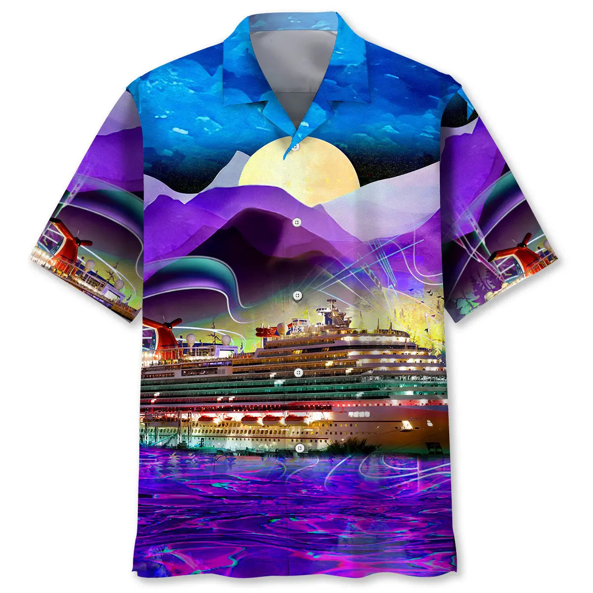 Colorful Cruise Hawaiian Shirt For Beach Days, Summer Outings, And Thoughtful Gift Giving