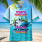Cruise Forecast Hawaiian Shirt For Tropical Holidays, Resort Trips, And Relaxed Coastal Style