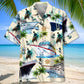 Cruise Surf Hawaiian Shirt For Coastal Travel, Casual Events, And Comfortable Summer Wear