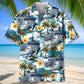 Cruise Tropical Hibiscus Hawaiian Shirt For Beach Party And Casual Outdoor Style