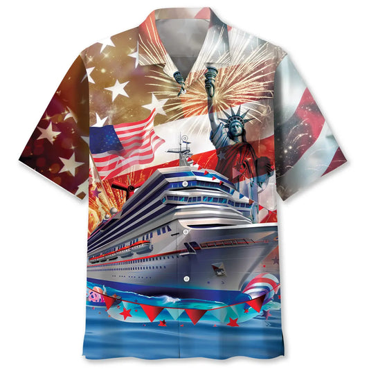 Cruise USA Hawaiian Shirt For Beachside Event, Poolside Gathering, And Memorable Gifting