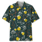Curling Beer Hawaiian Shirt For Beach Days, Summer Outings, And Thoughtful Gift Giving