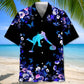 Curling Nature Hawaiian Shirt For Coastal Travel, Casual Events, And Comfortable Summer Wear