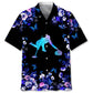 Curling Nature Hawaiian Shirt For Coastal Travel, Casual Events, And Comfortable Summer Wear