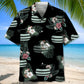 Tropical Curling Hawaiian Shirt For Island Getaways, Outdoor Gatherings, And Comfortable Summer Wear