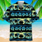 Curling Nature Beach Hawaiian Shirt For Island Getaways, Outdoor Gatherings, And Comfortable Summer Wear