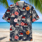 Curling Nature Hawaiian Shirt For Summer Vacation, Beach Travel, And Casual Wear