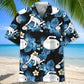 Curling Nature Hawaiian Shirt For Resort Trips, Coastal Parties, And Warm Weather Style