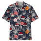 Curling Nature Hawaiian Shirt For Summer Vacation, Beach Travel, And Casual Wear