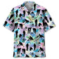 Tropical Curling Hawaiian Shirt For Coastal Travel, Casual Events, And Comfortable Summer Wear
