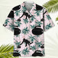 Tropical Curling Pink Hawaiian Shirt For Summer Vacation, Beach Travel, And Casual Wear