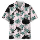 Tropical Curling Pink Hawaiian Shirt For Summer Vacation, Beach Travel, And Casual Wear