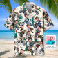 Personalized Photo Face Dirt Bike Desert Hawaiian Shirt For Coastal Travel, Casual Events, And Comfortable Summer Wear