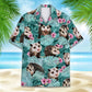 Tropical Island Opossum Aloha Hawaiian Shirt For Tropical Holidays, Resort Trips, And Relaxed Coastal Style