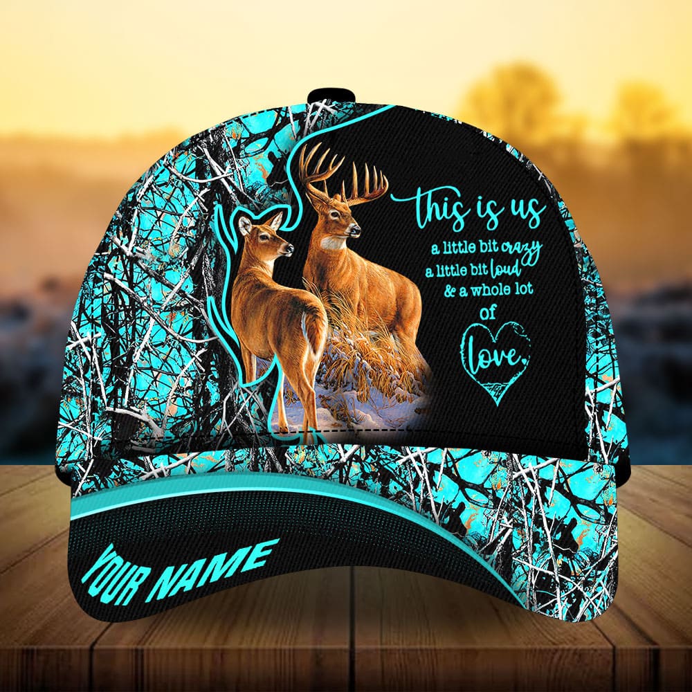 Best Deer Couple Hunting Personalized Classic Cap For Casual Events Beach Trips And Thoughtful Gifting