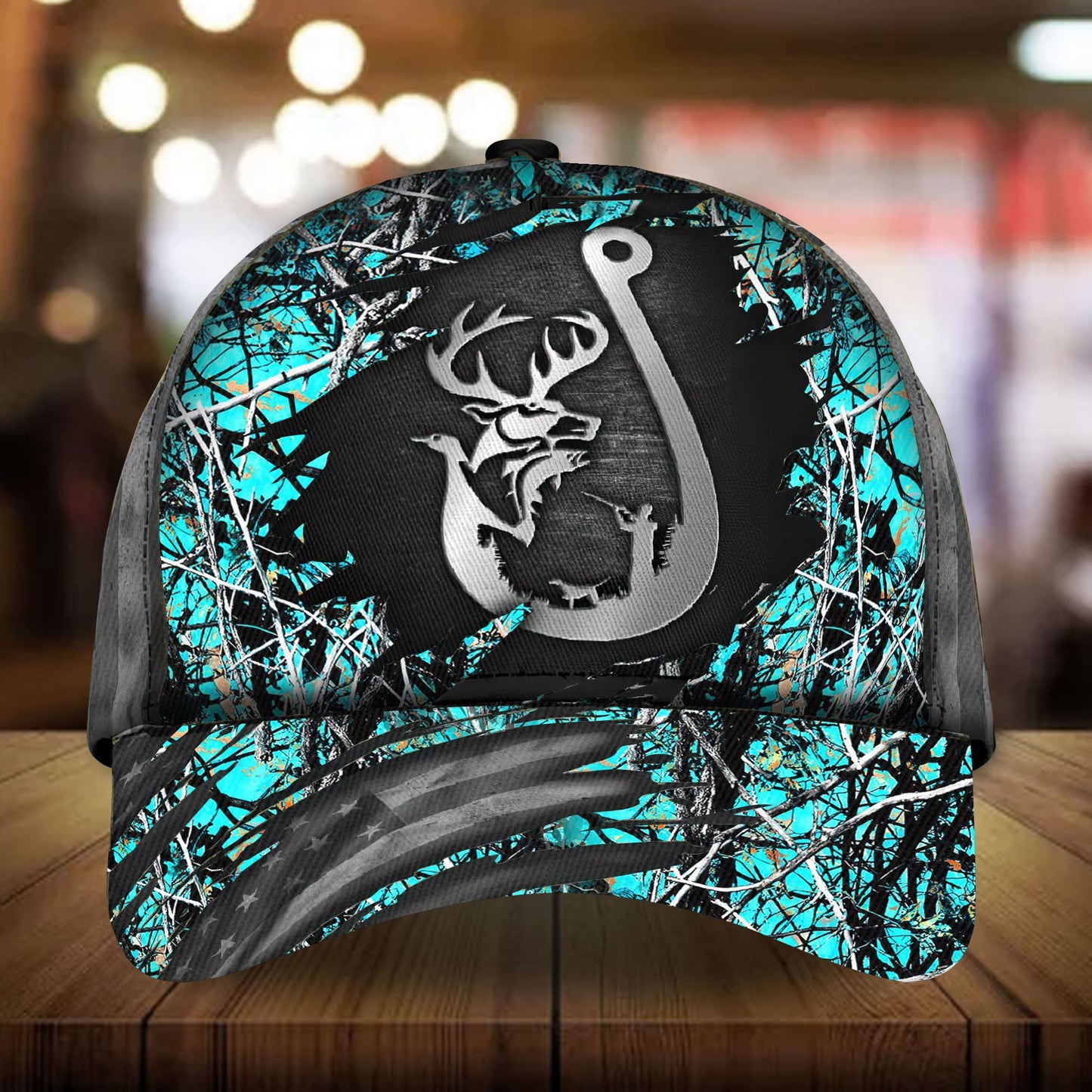 Unique Hunting Pattern Classic Cap For Festivals Travel Adventures And Casual Gift Giving