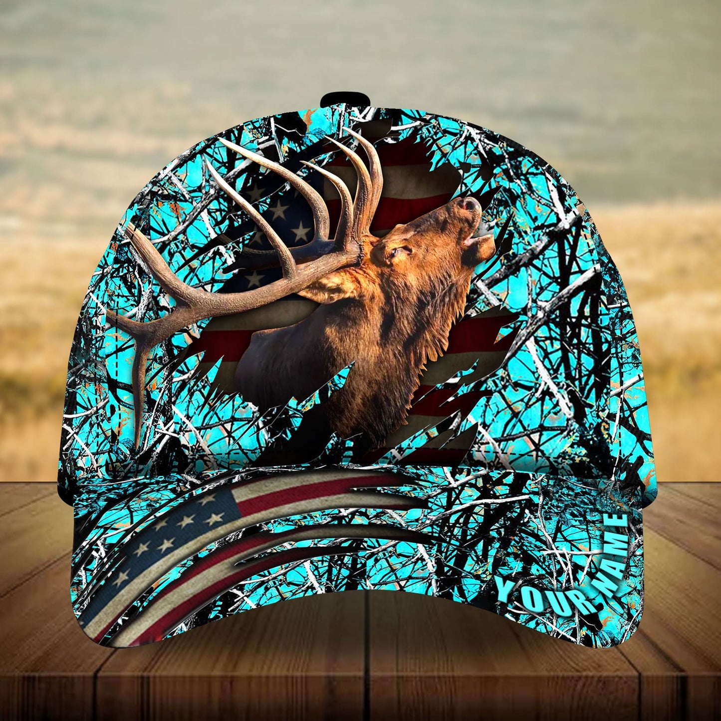 Elk Hunting Multicolor Personalized Classic Cap For Beach Travel Outdoor Events And Relaxed Casual Wear