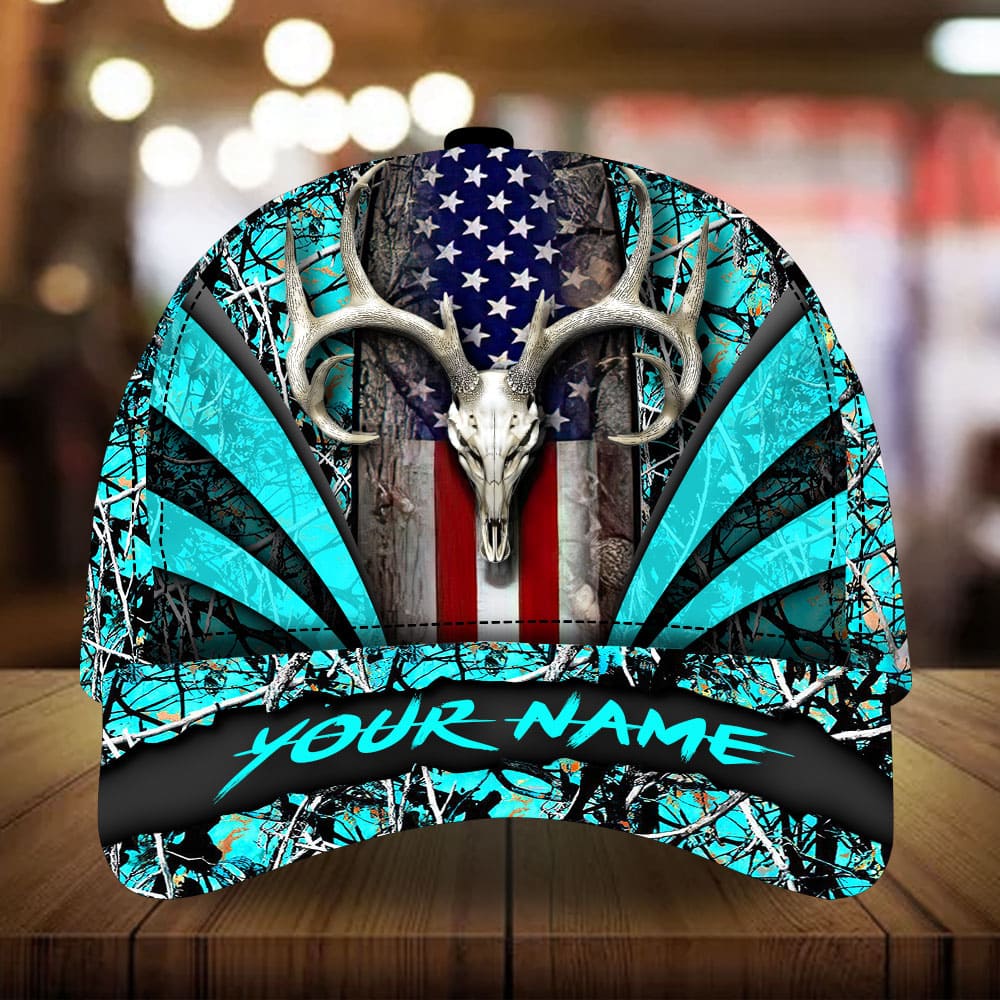 New Skull Deer Hunting Personalized Classic Cap For Beach Days Travel And Relaxed Everyday Outfits