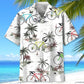 Cycling Coconut Hawaiian Shirt For Active Holidays, Resort Trips, And Warm Weather Gatherings