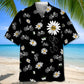 Cycling Daisy Hawaiian Shirt For Outdoor Adventures, Coastal Travel, And Comfortable Casual Style