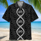 Cycling DNA Hawaiian Shirt For Active Holidays, Resort Trips, And Warm Weather Gatherings