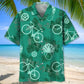 Cycling Kelly Green Hawaiian Shirt For Beach Days, Summer Outings, And Thoughtful Gift Giving