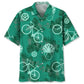 Cycling Kelly Green Hawaiian Shirt For Beach Days, Summer Outings, And Thoughtful Gift Giving