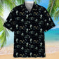 Vintage Cycling Light Hawaiian Shirt For Outdoor Adventures, Coastal Travel, And Comfortable Casual Style