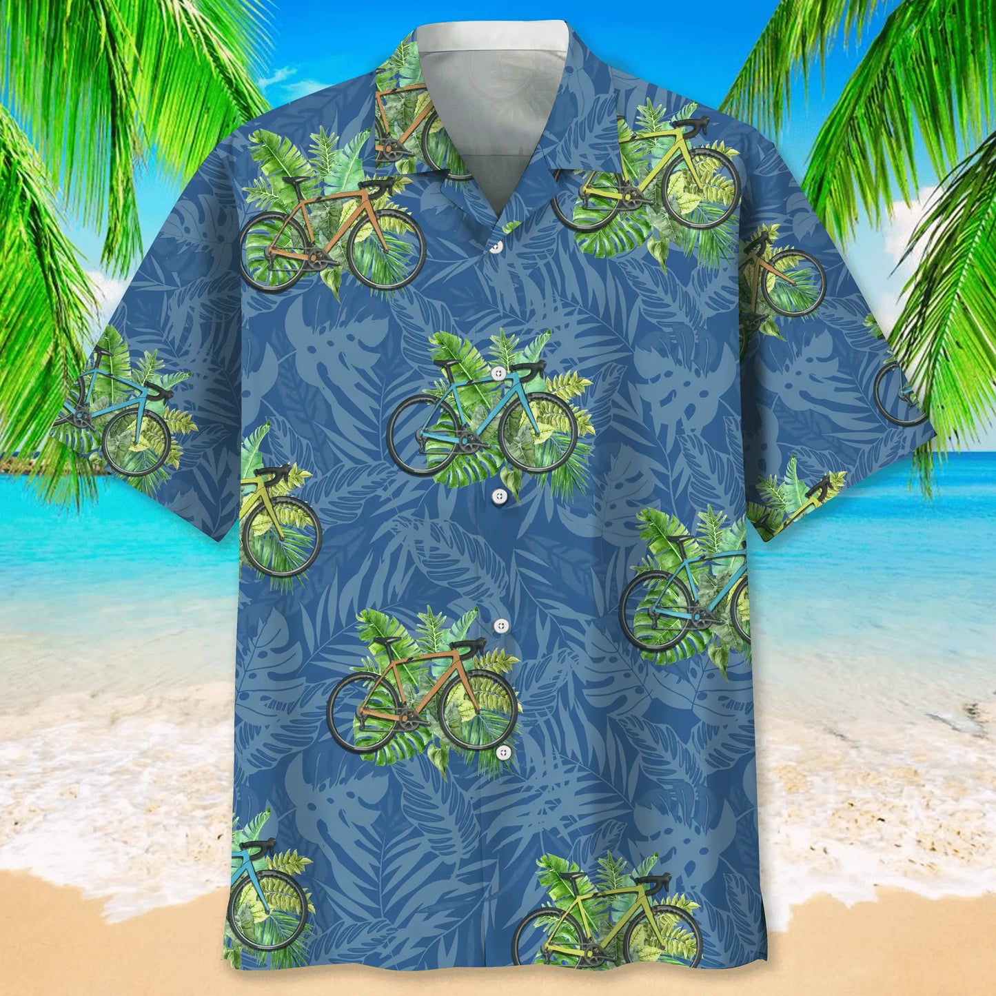 Cycling Nature Hawaiian Shirt For Beach Days, Weekend Events, And Thoughtful Gift Giving
