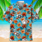 Tropical Cycling Nature Hawaiian Shirt For Active Holidays, Resort Trips, And Warm Weather Gatherings