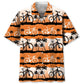 Cycling Sunset Hawaiian Shirt For Coastal Travel, Casual Events, And Comfortable Summer Wear
