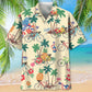 Tropical Cycling Hawaiian Shirt For Outdoor Adventures, Coastal Travel, And Comfortable Casual Style