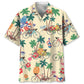 Tropical Cycling Hawaiian Shirt For Outdoor Adventures, Coastal Travel, And Comfortable Casual Style