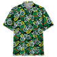 Tropical Cycling Hawaiian Shirt For Outdoor Adventures, Coastal Travel, And Comfortable Casual Style