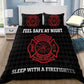 Firefighter Safety Pride Bedding Cover For Firefighter Bedroom Decor