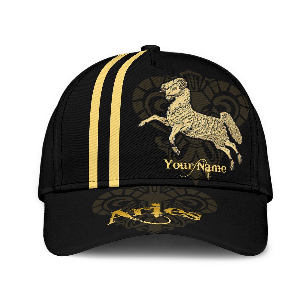 Aries Custom All Over Print Classic Cap For Coastal Trips Outdoor Activities And Gift Giving