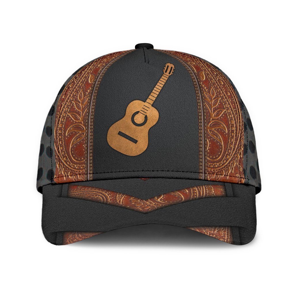 Distinctive Guitar Classic Cap For Outdoor Adventures Festivals And Casual Wear