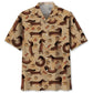 Dachshund Brown Hawaiian Shirt For Cruise Journey, Tropical Retreat, And Daily Summer Wear