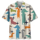 Colorful Dachshund Hawaiian Shirt For Tropical Holidays, Outdoor Gatherings, And Everyday Comfort