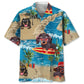 Funny Dachshund Beach Hawaiian Shirt For Resort Trips, Coastal Parties, And Warm Weather Style