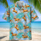 Funny Dachshund Hawaiian Shirt For Nature Fans, Resort Trips, And Comfortable Warm Weather Wear