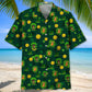 Dachshund Lucky Irish Saint Patrick's Day Hawaiian Shirt For Winter Celebrations, Beach Travel, And Relaxed Holiday Wear