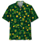 Dachshund Lucky Irish Saint Patrick's Day Hawaiian Shirt For Winter Celebrations, Beach Travel, And Relaxed Holiday Wear