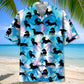 Neon Tropical Dachshund Hawaiian Shirt For Island Vacations, Weekend Events, And Relaxed Everyday Outfits