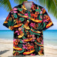 Tropical Dachshund Surfing Hawaiian Shirt For Sports Fans, Summer Outings, And Relaxed Vacation Wear